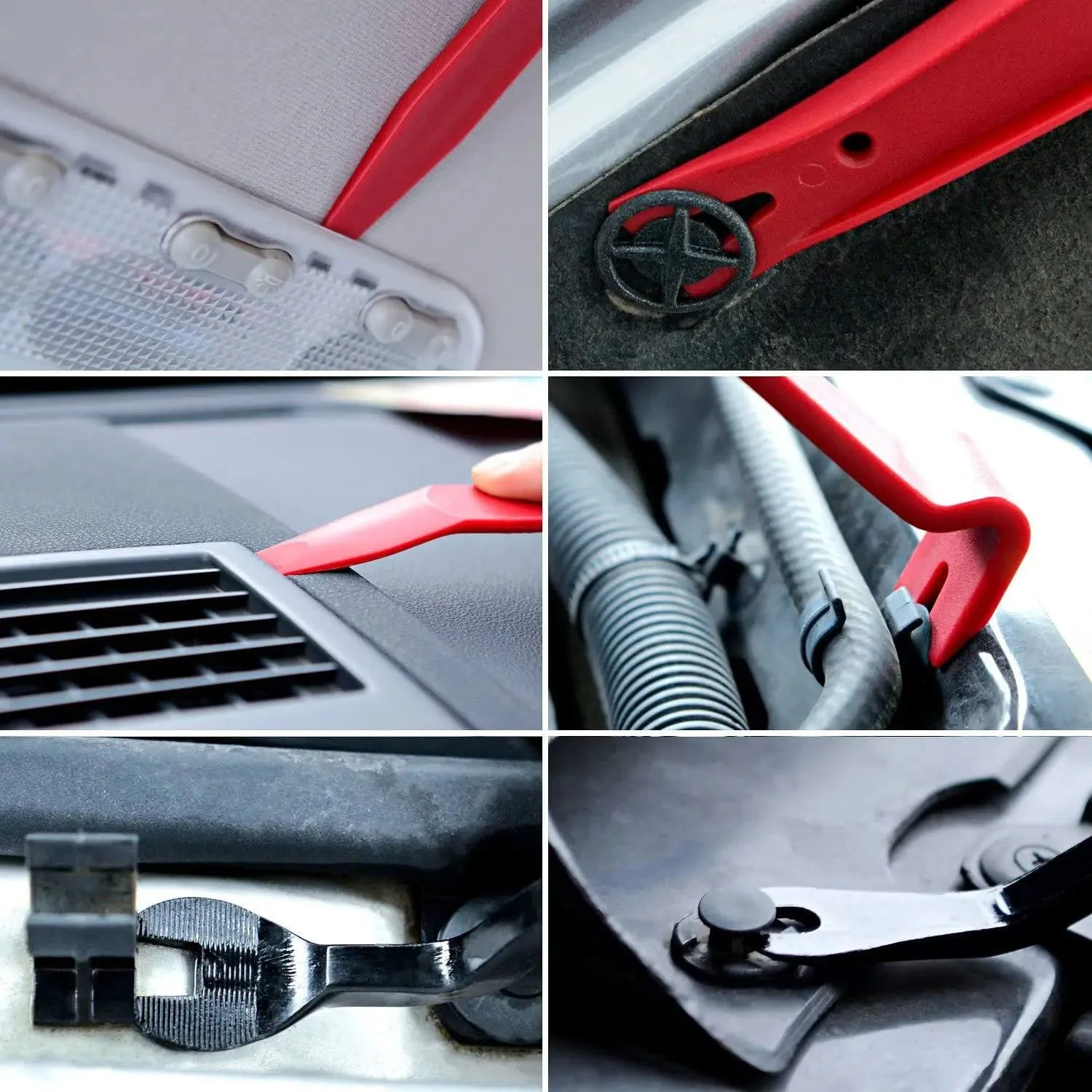 13 Pcs Trim Removal Tool Set Red