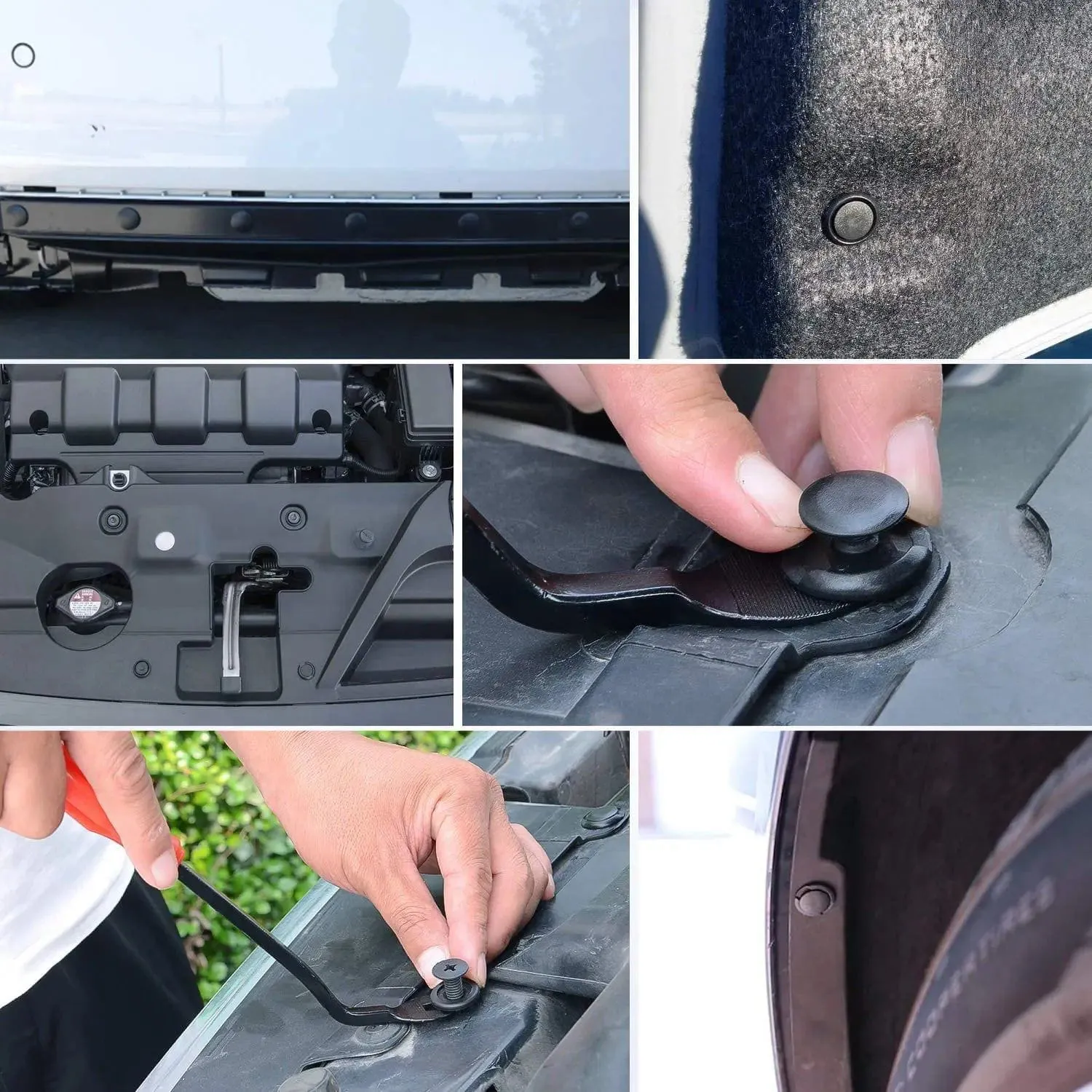 191 Pcs Bumper Retainer Clips Car Push Retainer Kit
