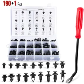 191 Pcs Bumper Retainer Clips Car Push Retainer Kit