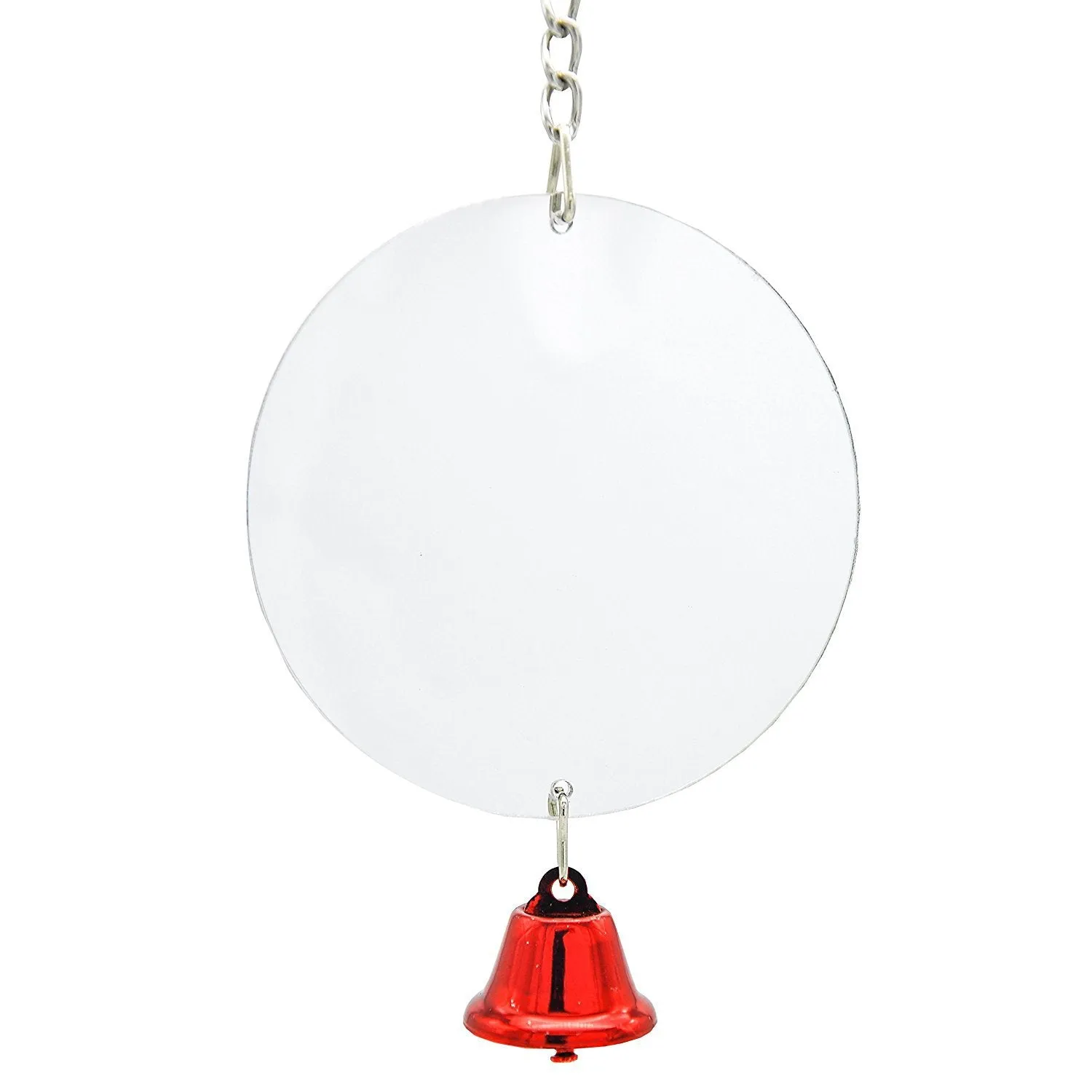 1Pc Pet Toy Mirror Fun Toy for Cockatiel Parrots Small Birds Parrot Pet Parrots Climb Outdoor Indoor Hanging Pet Supplies