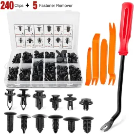 245 Pcs Bumper Retainer Clips Car Push Retainer Kit