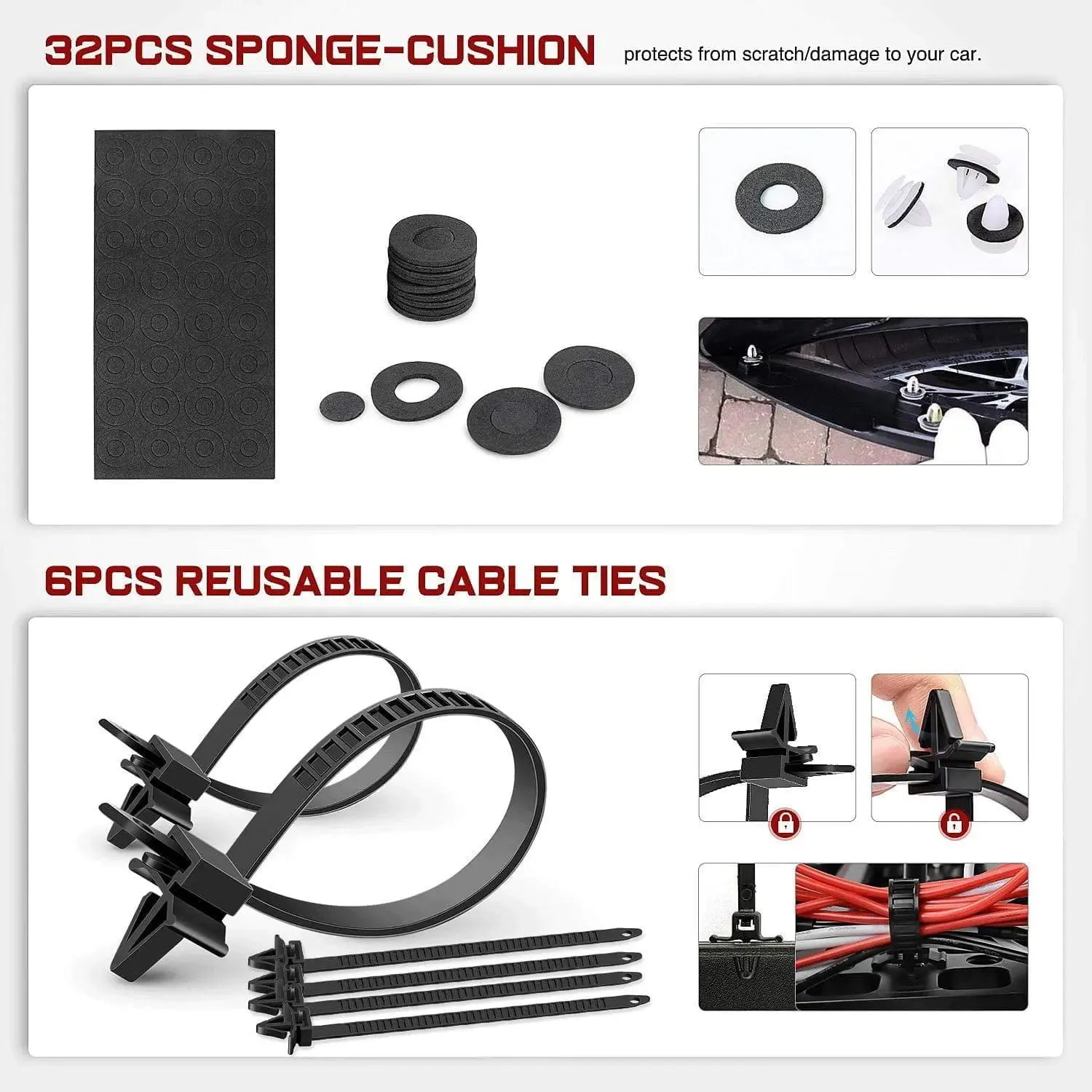 456 Pcs Bumper Retainer Clips Car Push Retainer Kit