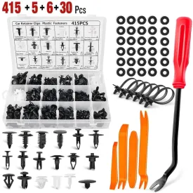 456 Pcs Bumper Retainer Clips Car Push Retainer Kit