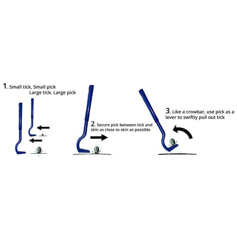 Atlantick TickPick - The Ultimate Double-Sided Tick Removal Tool