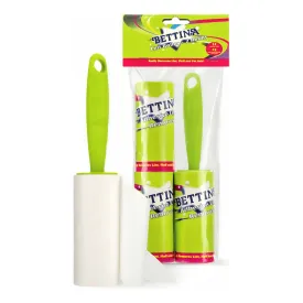 Bettina Adhesive Lint Roller   2 Refills