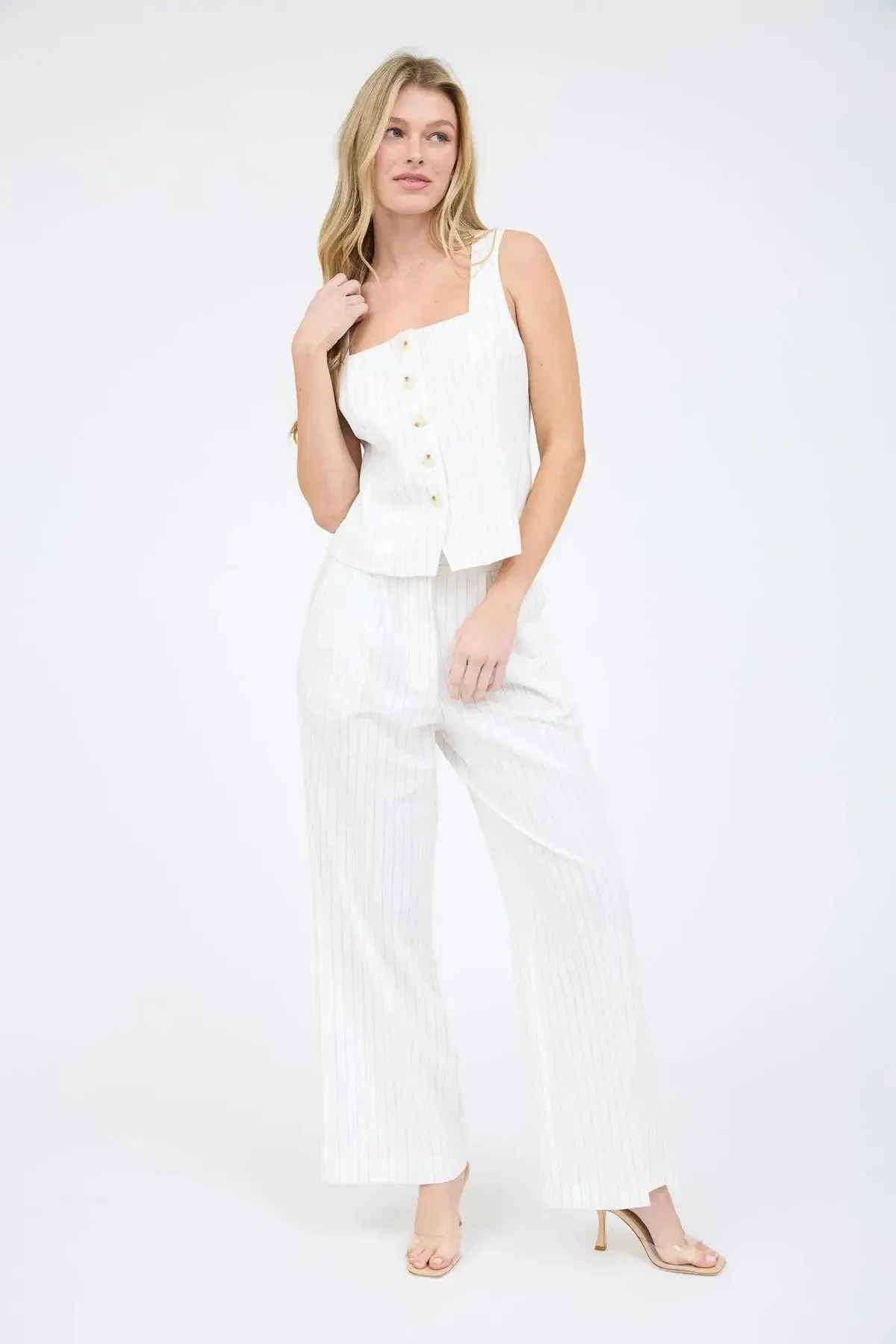 Blu Pepper Boss Bae Vest – Tailored & Timeless Power Dressing