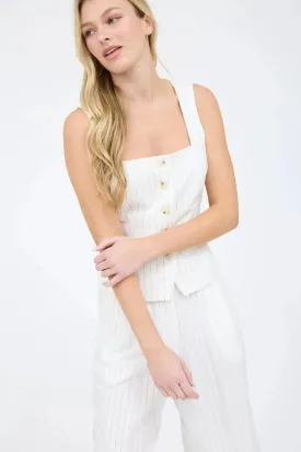 Blu Pepper Boss Bae Vest – Tailored & Timeless Power Dressing