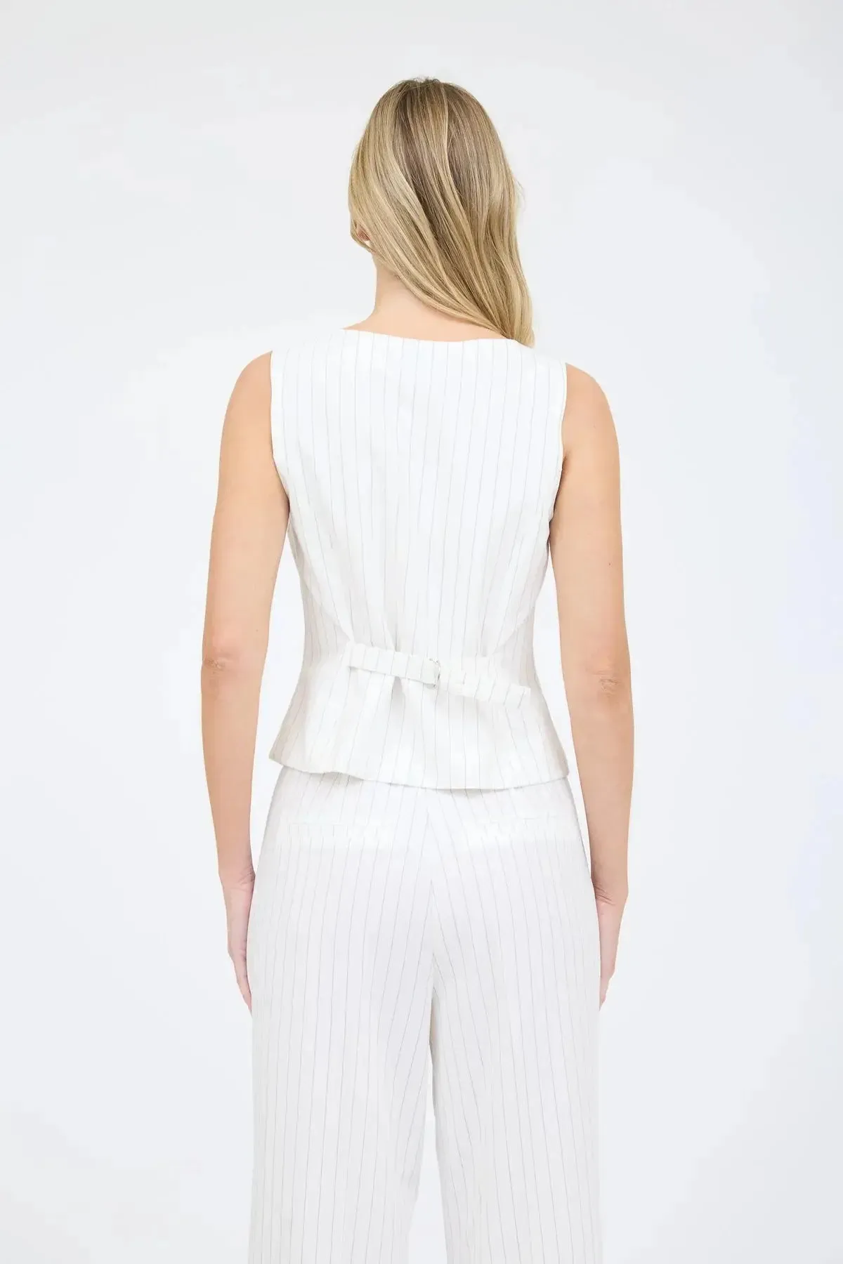 Blu Pepper Boss Bae Vest – Tailored & Timeless Power Dressing