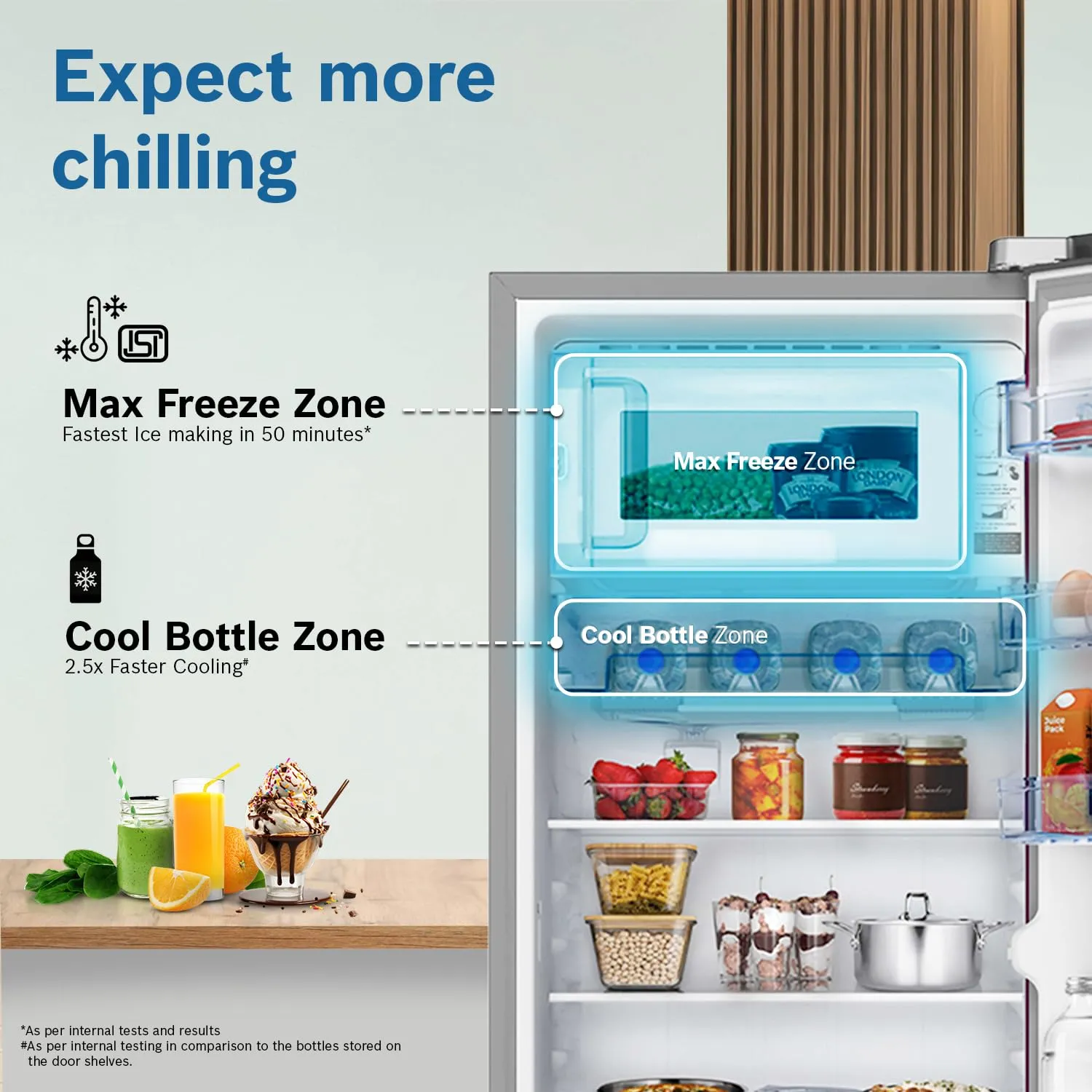 Bosch CST22S24NI Single Door Refrigerator 226L Inverter (Fine Steel)
