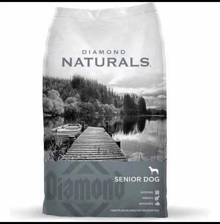 DIAMOND NATURALS CHICKEN EGG AND OATMEAL DRY FOOD FOR SENIOR DOGS