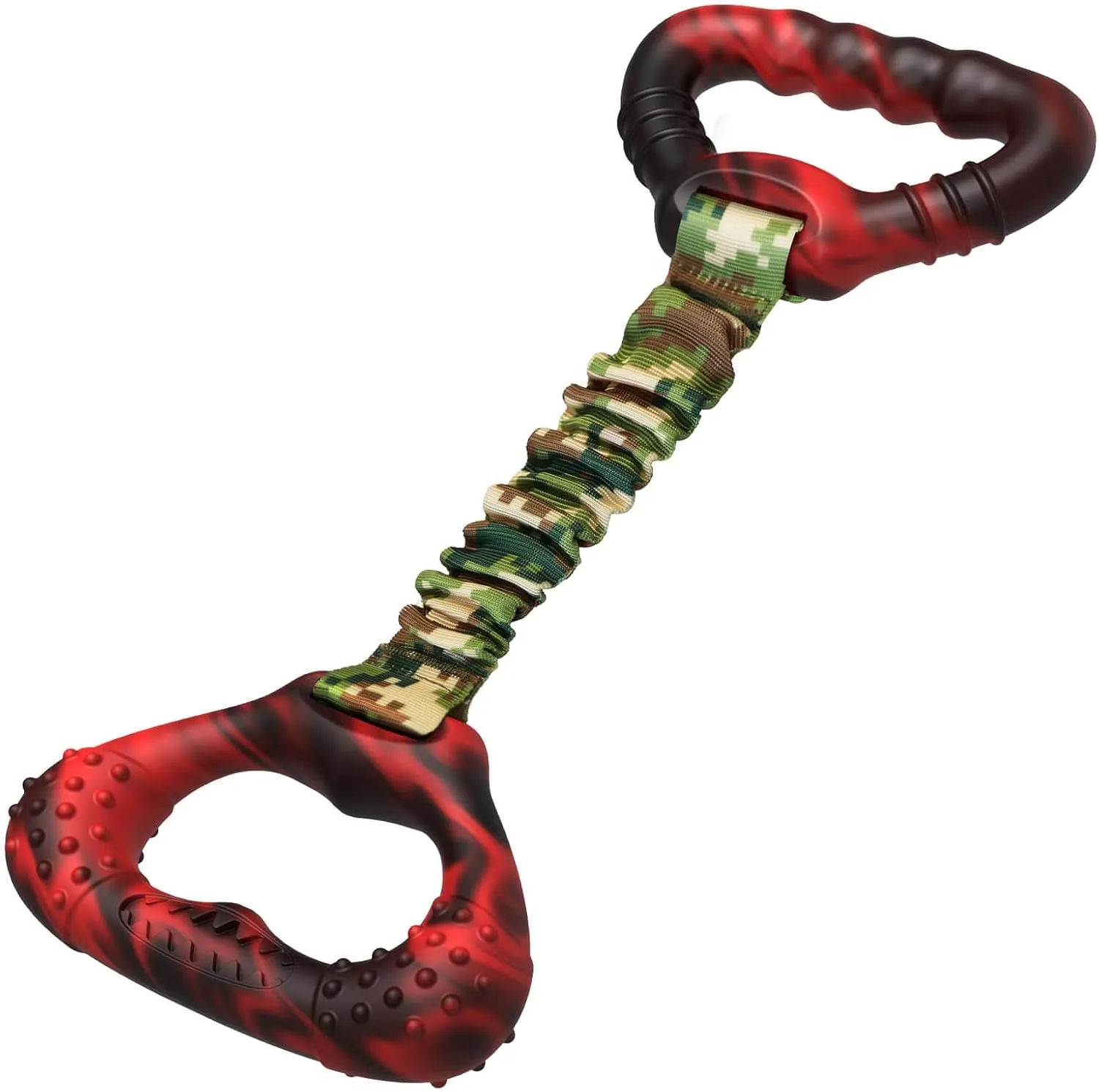 Dog Tug Toy for Large Dogs  Durable Tug-of-War Toy for Aggressive Chewers, Interactive Training Chew Toy with Elastic Rope for Indoor & Outdoor Play