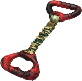 Dog Tug Toy for Large Dogs  Durable Tug-of-War Toy for Aggressive Chewers, Interactive Training Chew Toy with Elastic Rope for Indoor & Outdoor Play