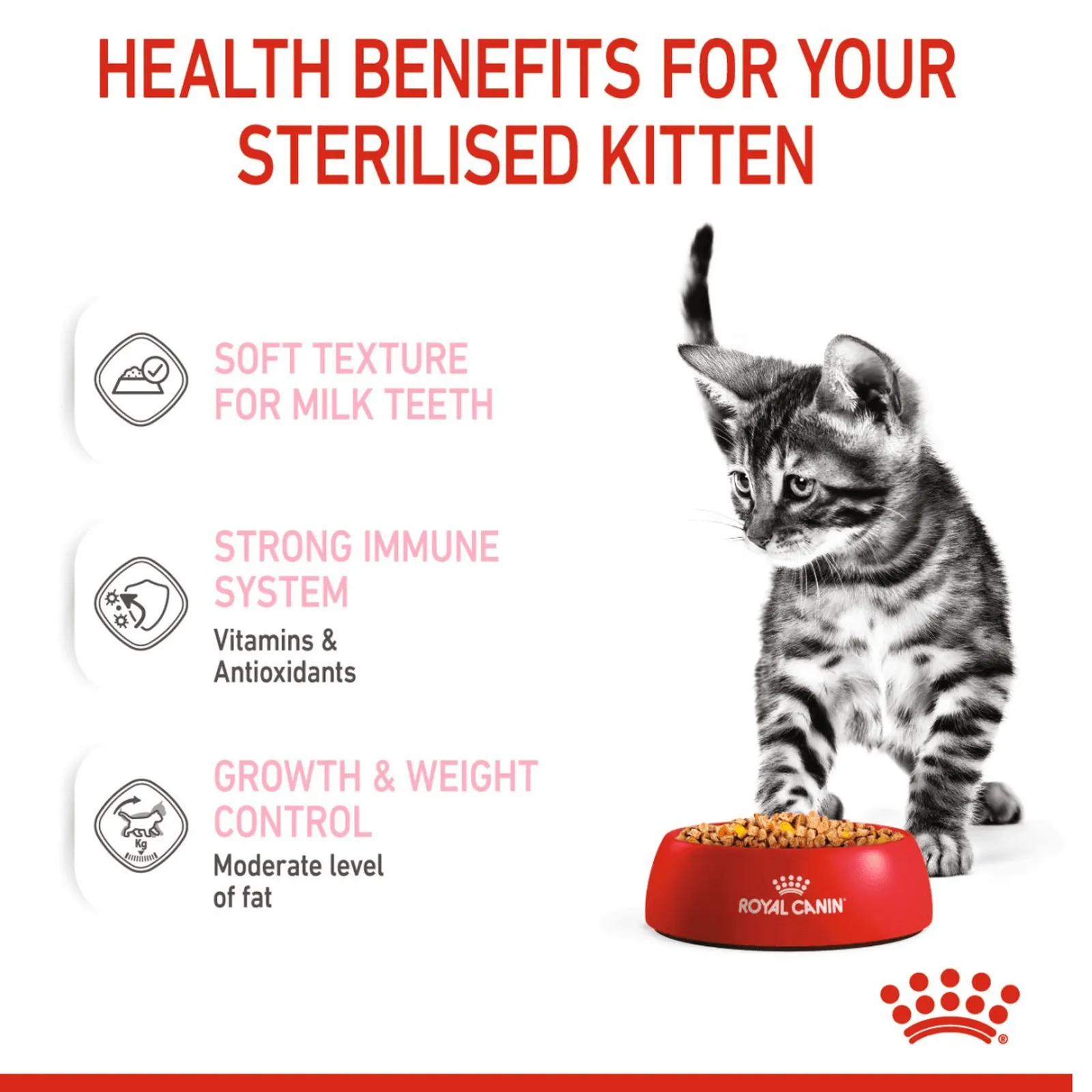 Feline Health Nutrition Kitten Sterilised Jelly 1x85g (WET FOOD - Pouches)