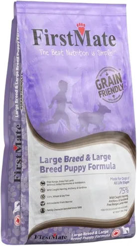 FirstMate Grain Friendly Large Breed & Large Breed Puppy Formula Dry Dog Food, 25 lb.