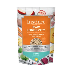 Instinct Raw Longevity Puppy Freeze-Dried Chicken Bites, Dog Food