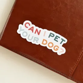JRDC "Can I Pet your Dog?" Sticker