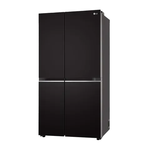 LG GLB257HWB3 Convertible 650 Litres 3 Star Frost Free Side by Side Refrigerator with Multi Air Flow (Western Black)