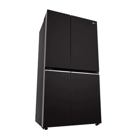 LG GLB257HWB3 Convertible 650 Litres 3 Star Frost Free Side by Side Refrigerator with Multi Air Flow (Western Black)