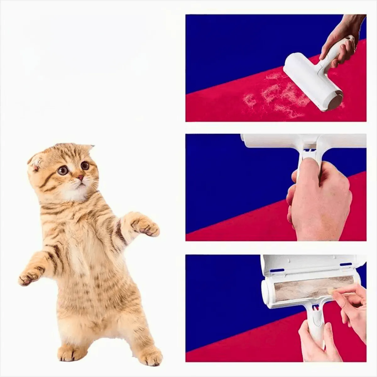 Lint Remover Roller, Durable ABS, Easy Maintenance, Effective Hair Removal, Ergonomic Design, Compact and Stylish, Perfect for Clothes and Furniture