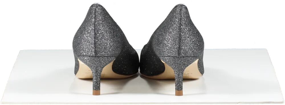 LK Bennett Grey Glitter Kitten Heel Court Shoes BNIB UK 5 EU 38 👠