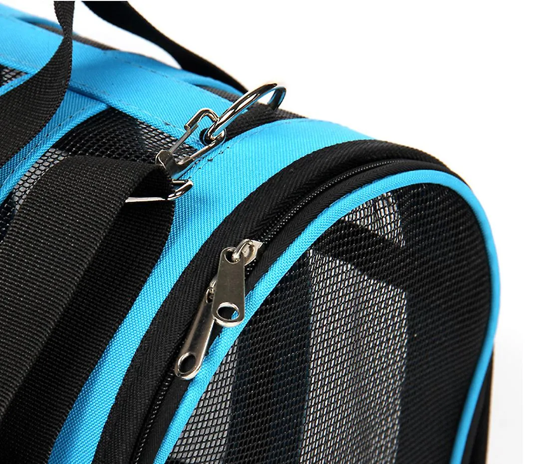 M 43*26*24cm green Portable pet outdoor mesh breathable backpack AZ15208