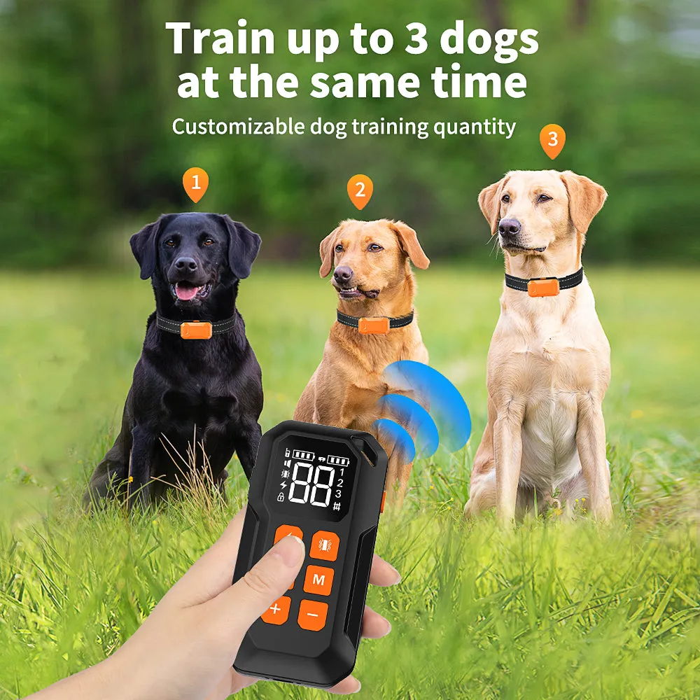 MASBRILL Electric Wireless Dog Fence System, Rechargeable Dog Training Collar with Remote Long for 180 Days Use, 1 Dog Pet Containment System Adjustable for all Dogs