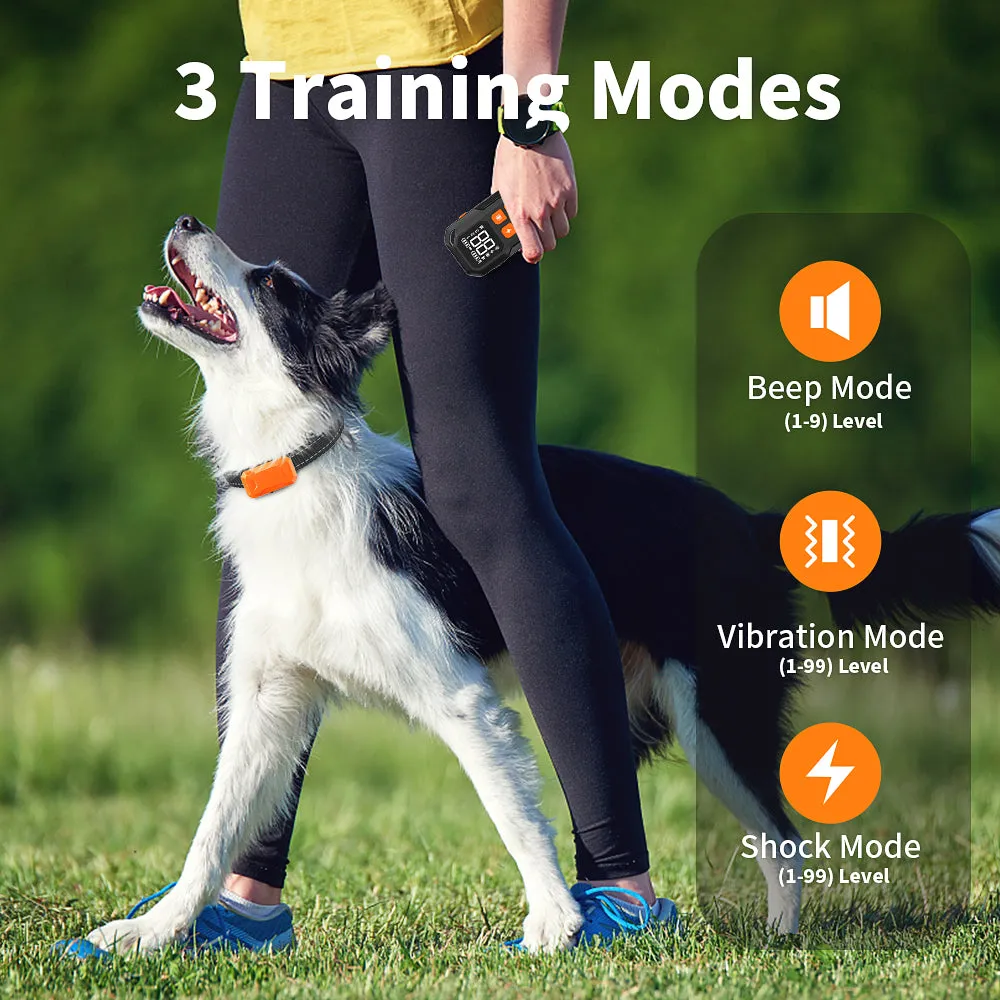 MASBRILL Electric Wireless Dog Fence System, Rechargeable Dog Training Collar with Remote Long for 180 Days Use, 1 Dog Pet Containment System Adjustable for all Dogs