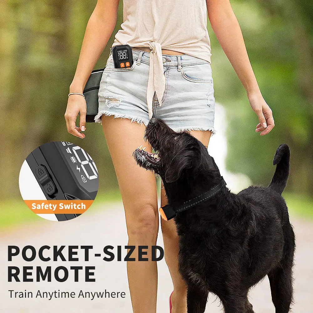 MASBRILL Electric Wireless Dog Fence System, Rechargeable Dog Training Collar with Remote Long for 180 Days Use, 1 Dog Pet Containment System Adjustable for all Dogs