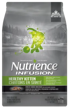 Nutrience Infusion Healthy Kitten Food, Chicken 2.27 kg (5 lbs)