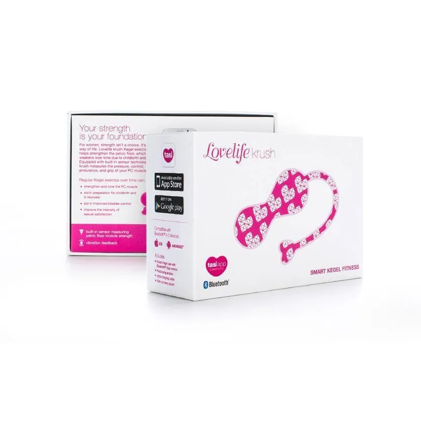 Ohmibod Lovelife Krush App Connected Smart Kegel Exerciser with Vibrations