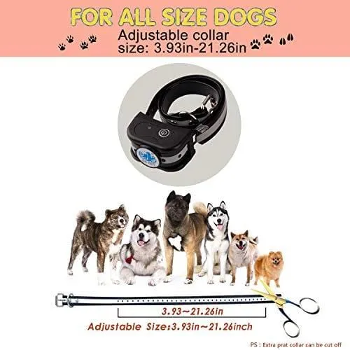 OKPET Wireless Dog Fence Pet Containment System, Safe Effective Beep/Shock Dog Fence, Adjustable Control Range 1000 Ft & Display Distance, Rechargeable Waterproof Collar (2 Dog System)
