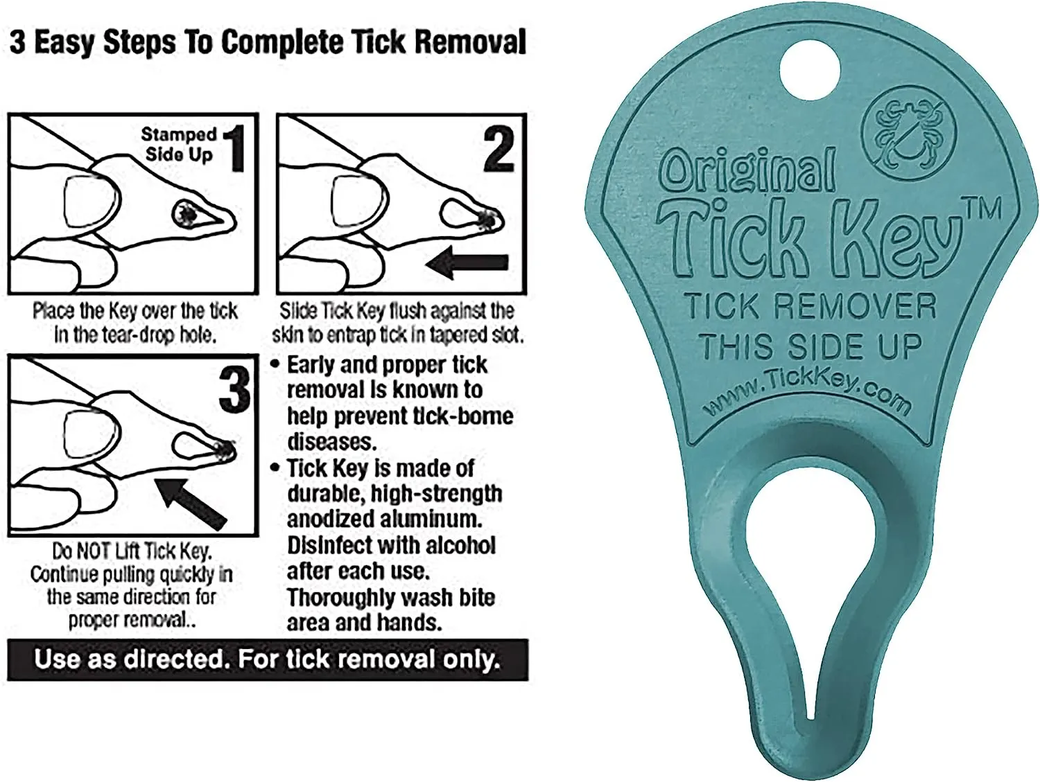 Original TickKey; Tick Removal Tool