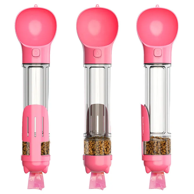 🔥Portable Pet Travel Bottle with Built-in Waste Bag Dispenser