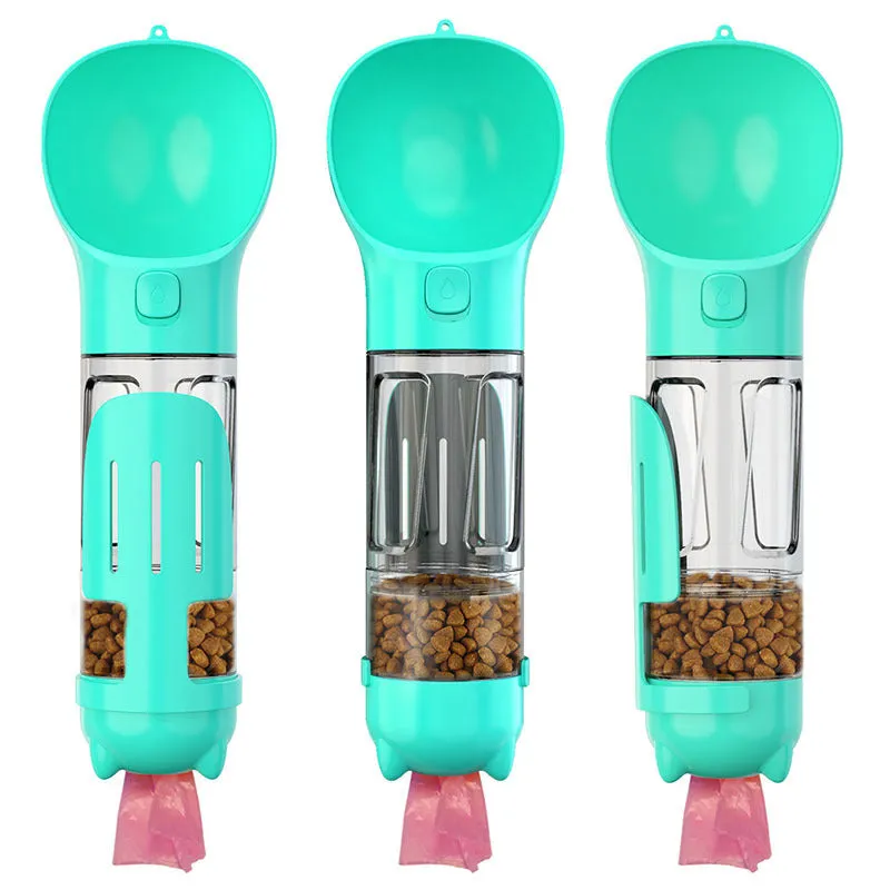 🔥Portable Pet Travel Bottle with Built-in Waste Bag Dispenser