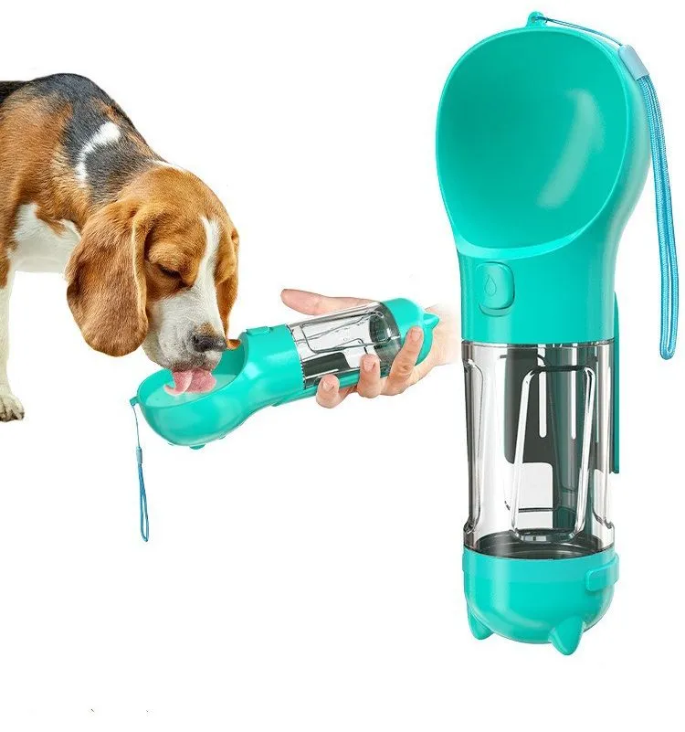 🔥Portable Pet Travel Bottle with Built-in Waste Bag Dispenser