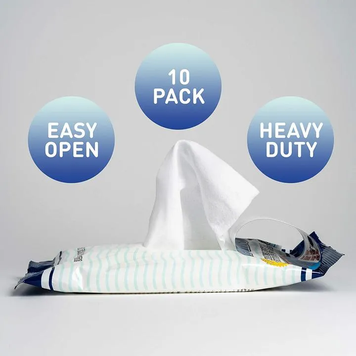 QuickBath® Dog Towelettes Removes Odor & Bacteria (Small Dog 10ct)