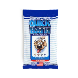 QuickBath® Dog Towelettes Removes Odor & Bacteria (Small Dog 10ct)