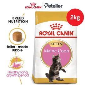 Royal Canin Maine Coon Kitten 2kg Dry Cat Food - Feline Breed Nutrition
