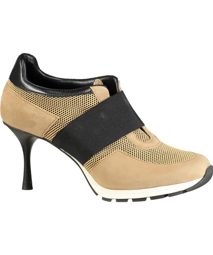 Sneex Brown The Icon Trainer Heel UK 9 EU 42 👠