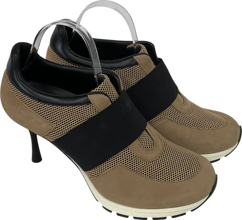 Sneex Brown The Icon Trainer Heel UK 9 EU 42 👠